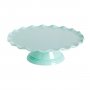 T�rtfat med v�gig kant, mint