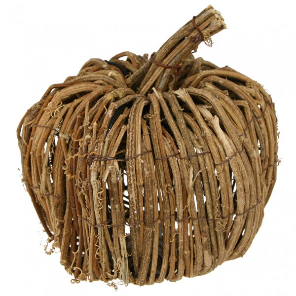 Dekorationspumpa - Natur - 22 cm