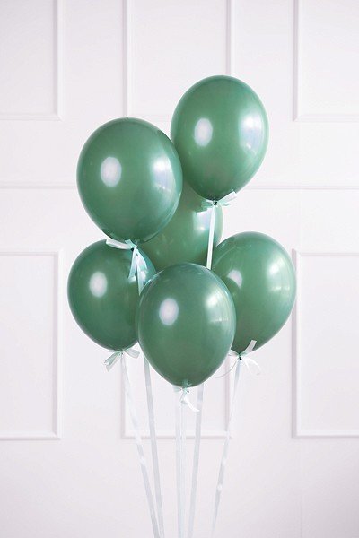 Pastellballonger - Premium 27 cm - Bottle green - 10-pack