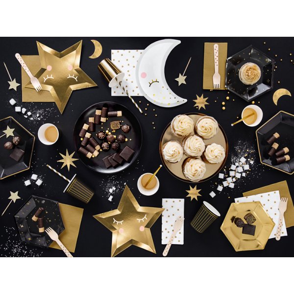 Servetter - Happy New Year - Svart/Guld - 20-pack Servetter - Happy New Year - Svart/Guld - 20-pack