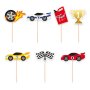 Cake Picks - Racing - 7-pack
