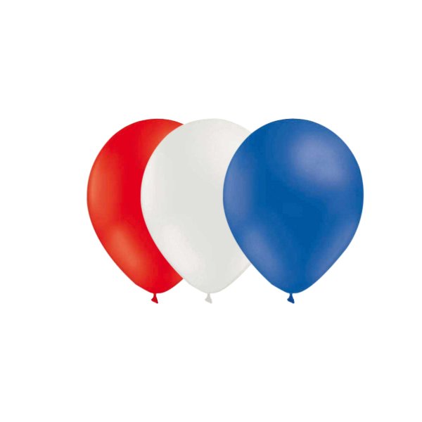 Ballonger - Mix - Röd/Vit/Blå - 15-pack Ballonger - Mix - Röd/Vit/Blå - 15-pack