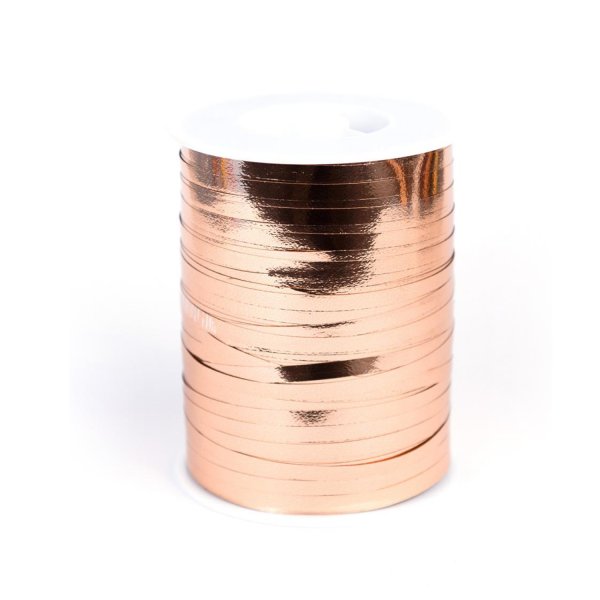 Ballongsn�re - Metallic - Ros�guld - 250 m