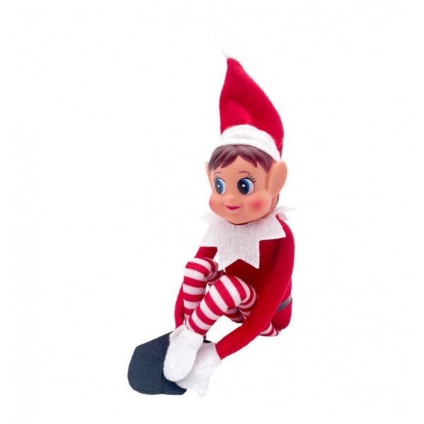 Elf on a shelf - 30cm - Rd - Nissa/Flicka