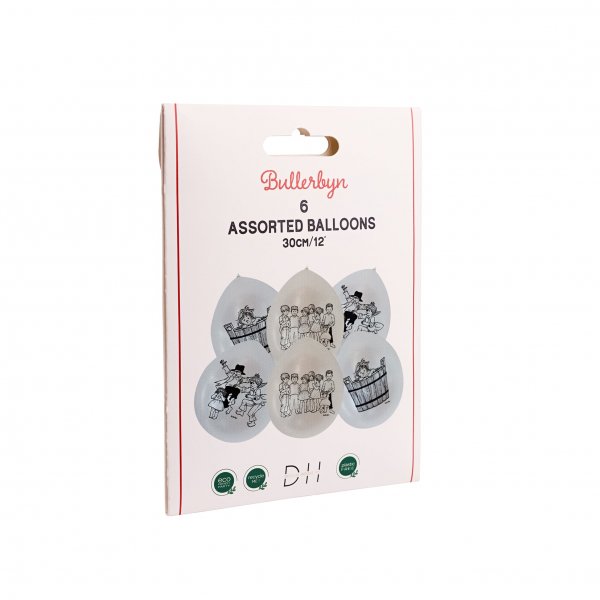Ballonger - Bullerbyn 6-pack 30cm Ballonger - Bullerbyn 6-pack 30cm