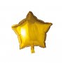 Folieballong Stj�rna guld 46 cm