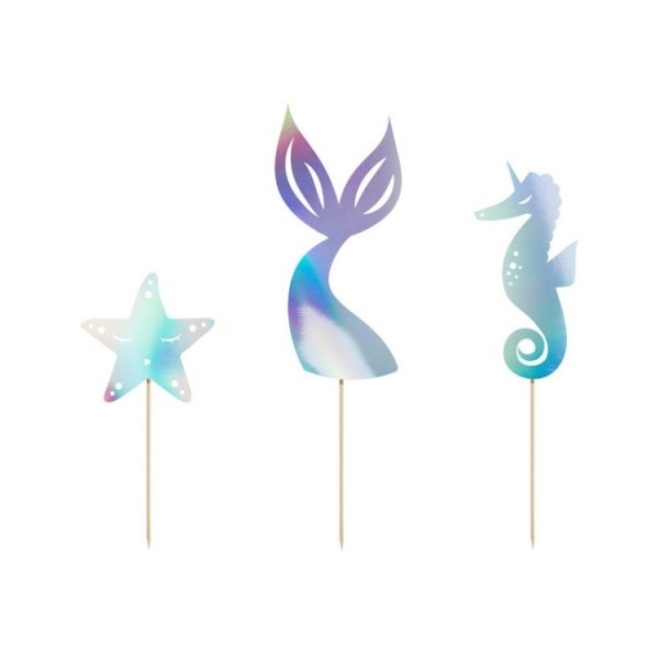 Cake Toppers Mermaid, Sj�jungfru