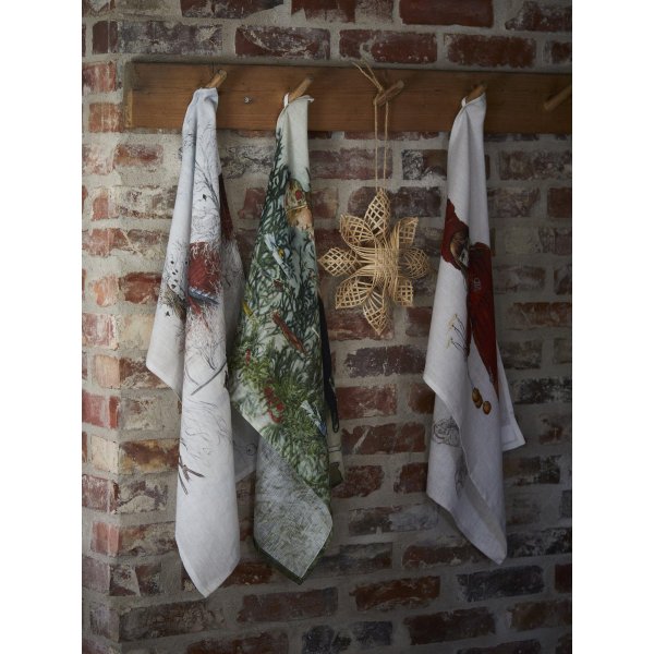 Idun k�kshandduk 50 x 70 cm - R�d