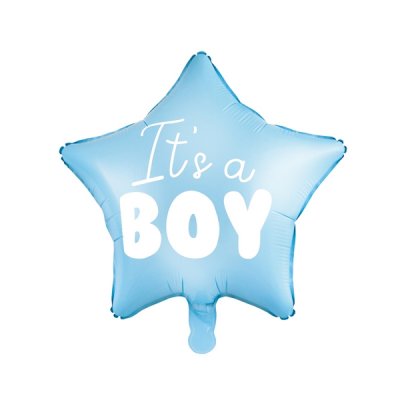 Folieballong - Stjrna - It\\\'s a boy