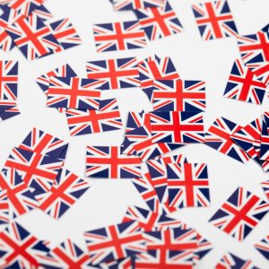 Bordskonfetti - Union Jack - 150-pack Bordskonfetti - Union Jack - 150-pack