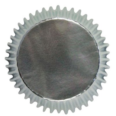 Minimuffinsformar - Metallic - Silver - 36 st