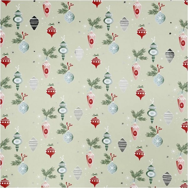 Presentpapper - Julgranskulor - Grn