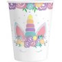 Pappmugg - Flower Unicorn - 6-pack