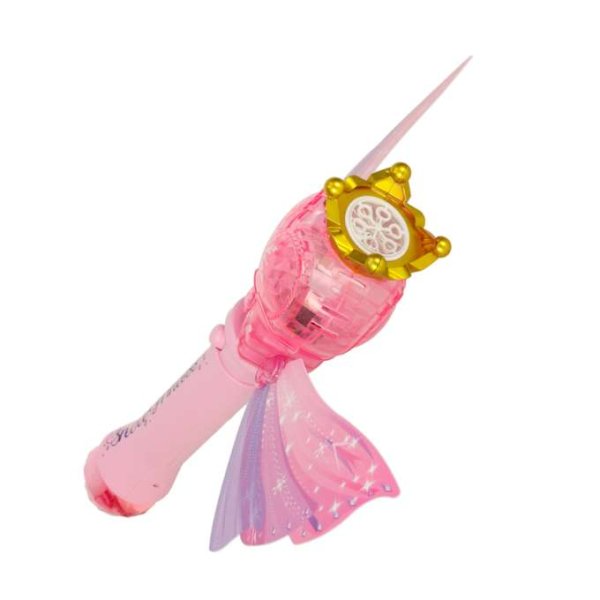 S�pbubbelmaskin Prinsessstav med vingar och ljus 35 x 36,5 x 10 cm - Set