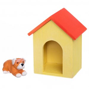 Minif�rem�l - Hundkoja & hund