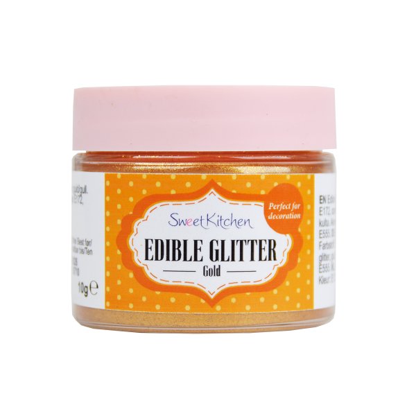 Ätbart glitter - Sweet Kitchen - Guld - 10 g Ätbart glitter - Sweet Kitchen - Guld - 10 g