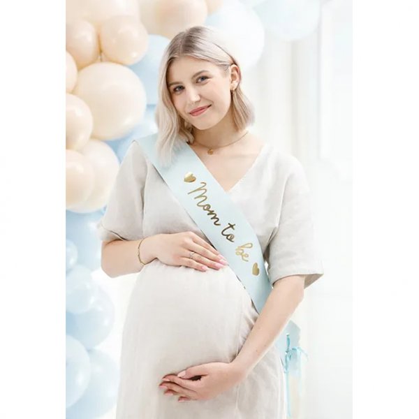 Sash - Mom to be - Tiffanybl/Guld