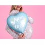 Folieballong Ljusbl� - Mom to Be
