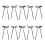 Cake Picks/Cake topper - Rosetter - Svart - 10-pack