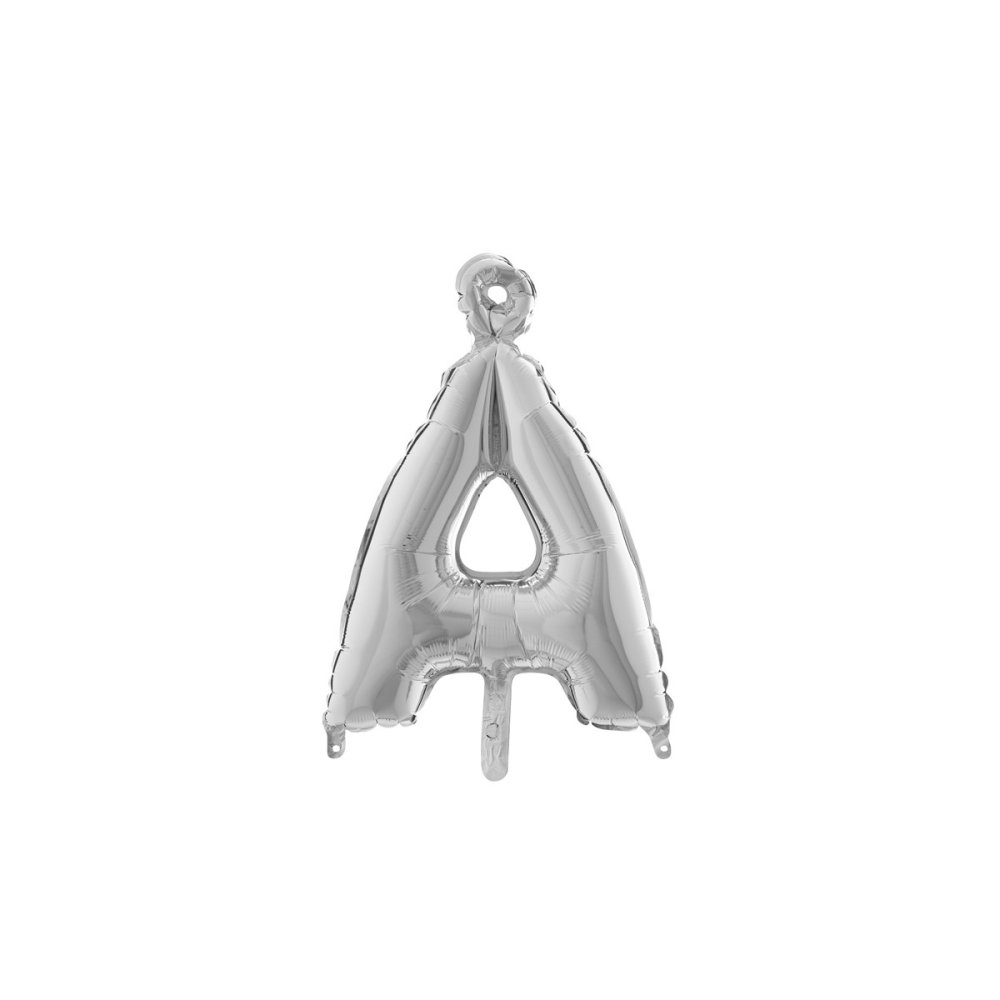 Bokstavsballonger - Silver - 35 cm - Bokstav: Ö - Bokstavsballonger, Ballonger