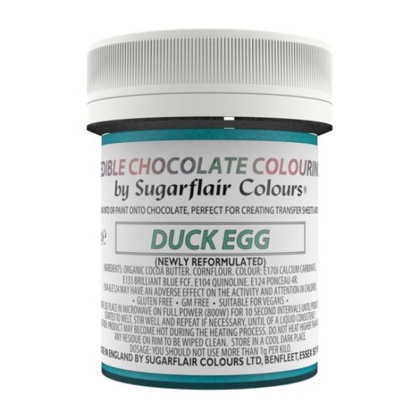 Sugarflair Chokladf�rg Bl�gr�n (Duck Egg) 35g