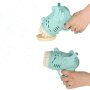 S�pbubbelpistol med bl� vingar 15,5 x 15 x 7,5 cm - Inkl. tillbeh�r