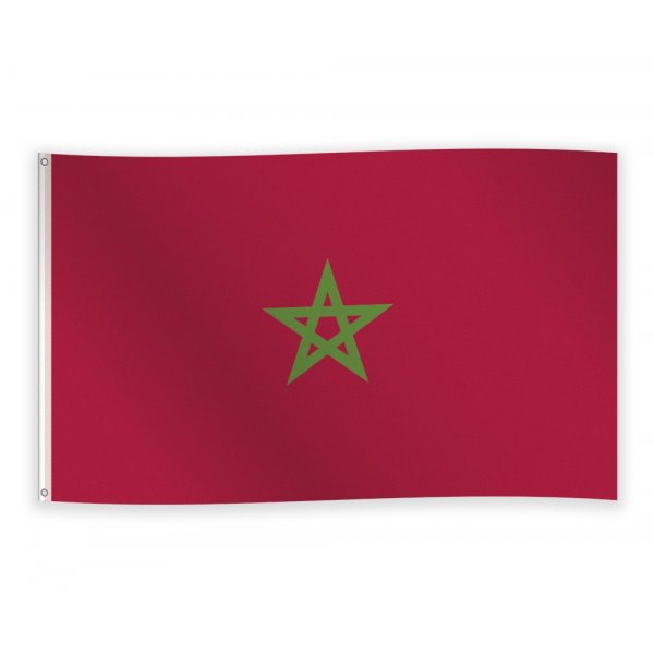 Flagga Marocko Polyester 150x90cm