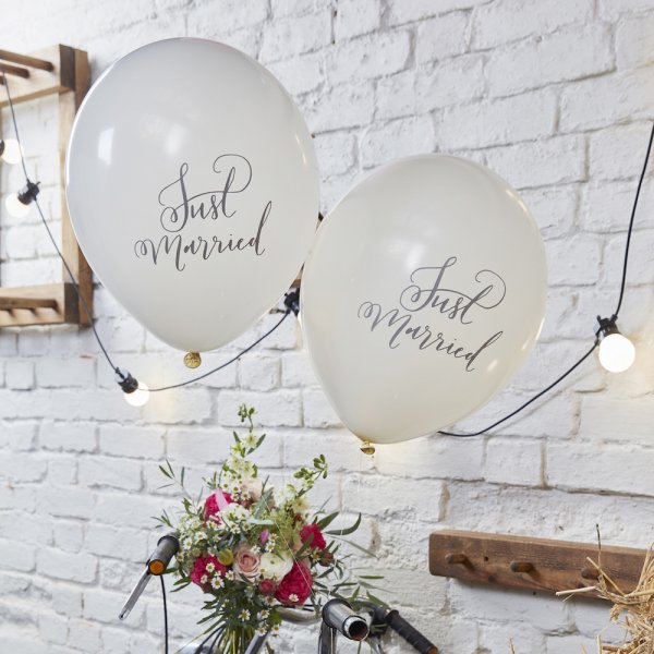 Ballonger - Boho - Just Married - 10-pack