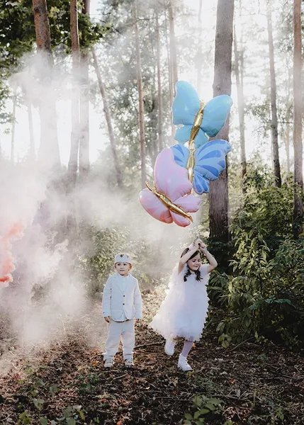 Folieballong fj�ril, bl�