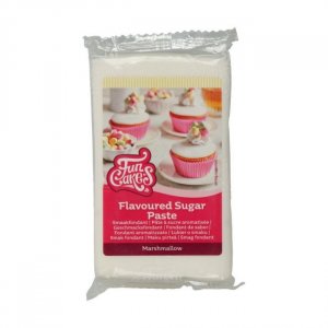 Smaksatt sugarpaste - Marshmallow - 250 gram