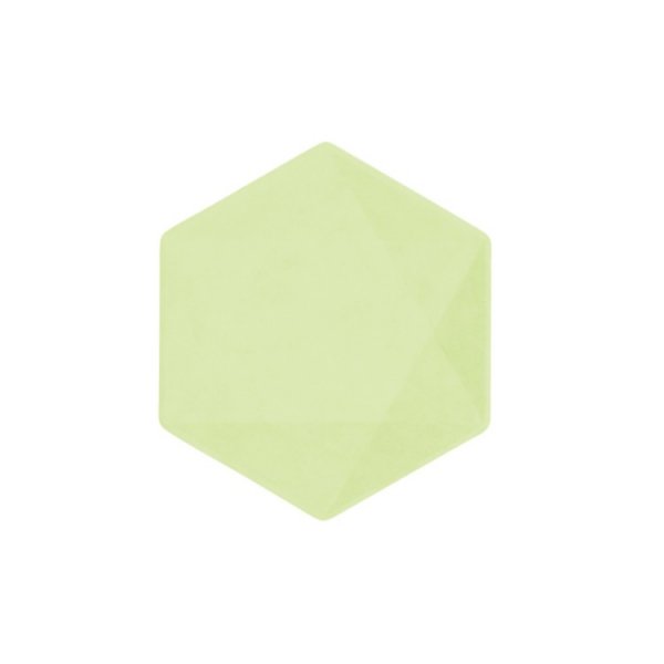 Assiett Gr�n Hexagon, Vert Decor