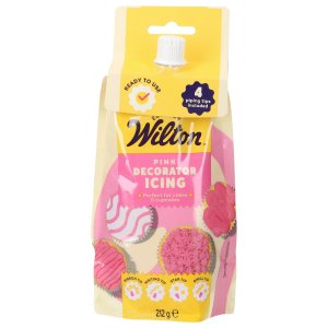 Wilton glasyr - Rosa - 212g