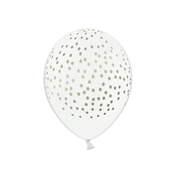 Vita Ballonger med Prickar
