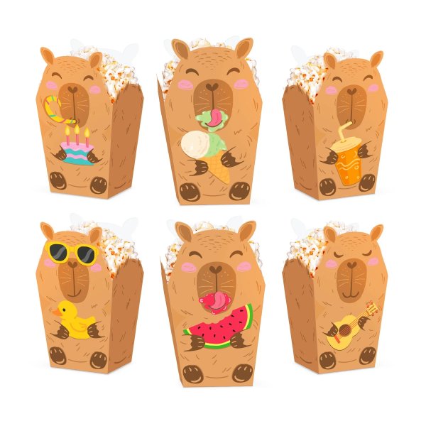 Popcornb�gare - Capybara - 6-pack