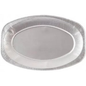 Serveringsfat - Metallic - Silver - 30x45 cm - 5-pack