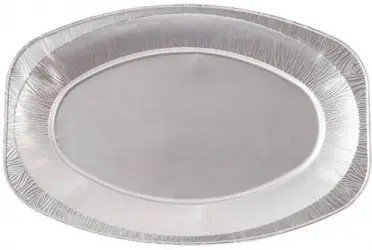 Serveringsfat - Metallic - Silver - 30x45 cm - 5-pack