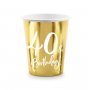 Pappersmuggar 40 �r Guld