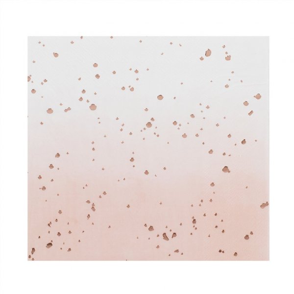 Servetter - Watercolor - Rosa - 16-pack