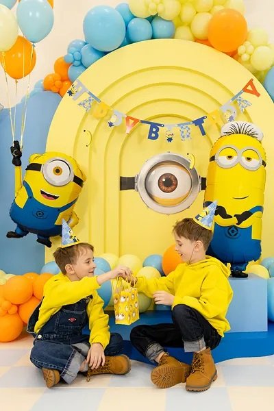 Pappersp�sar - Minions - Gula - 6 stycken