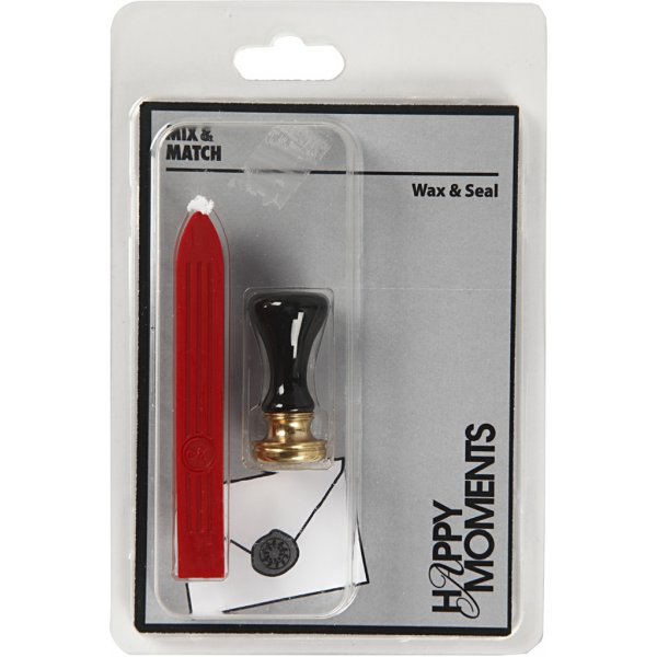 Lack och sigill - rd - Dia. 17 mm