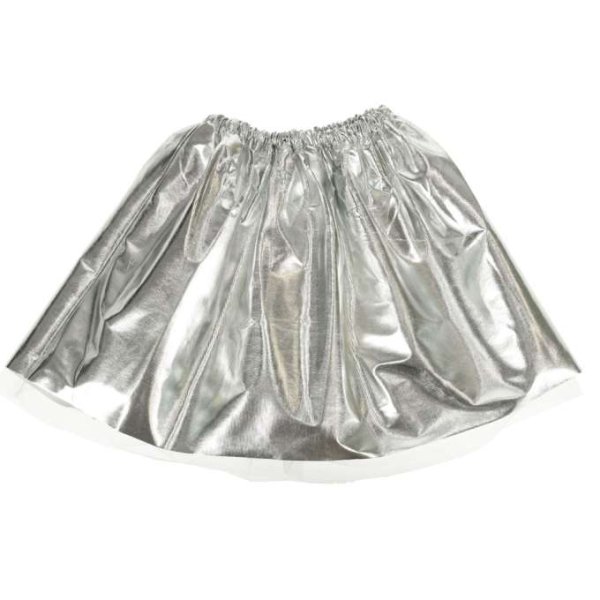 Enh�rningsdr�kt barn kjol diadem vingar Silver