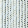 Sugrr - Stripes - Bl/Guldmetallic - 10 st