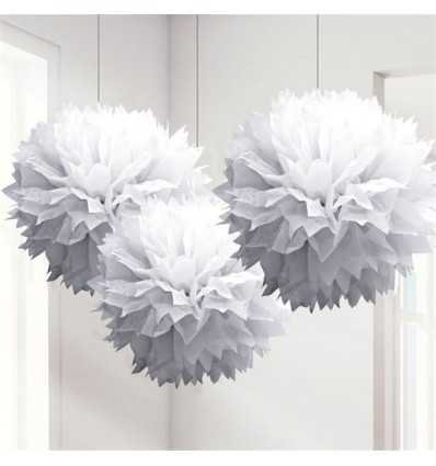 Pom Pom - 3-pack - Vita 40 cm