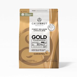 Callebaut Choklad Gold Vit Karamelliserad 2,5kg