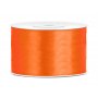 Satinband - Orange - (Bredd: 38 mm) - 25 meter