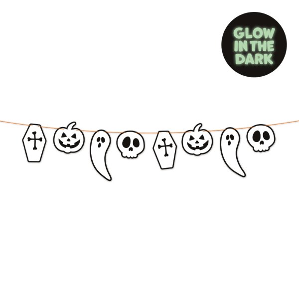Girlang - Sj�lvlysande - Halloween - 2 m