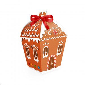 Presentboxar - Pepparkakshus - 6-pack