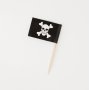 Cake Picks - Piratflaggor - 50 st