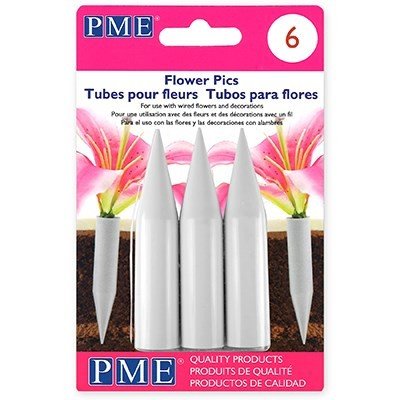 Cake Picks för riktiga blommor - Stora - 6-pack - PME Cake Picks för riktiga blommor - Stora - 6-pack - PME