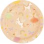 Papptallrikar - Unicorns & Prinsessor - 18 cm diameter - 6-pack